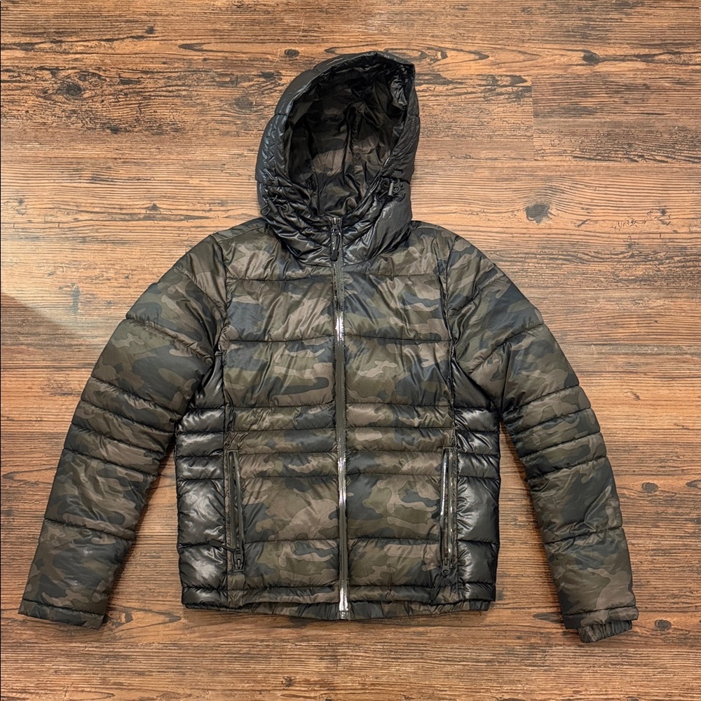 Camouflage Hooded Women's Jacket